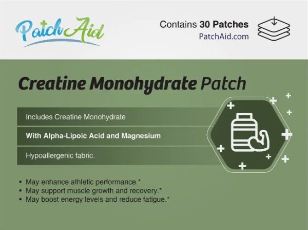 CREATINE MONOHYDRATE PATCH 30 DAY SUPPLY